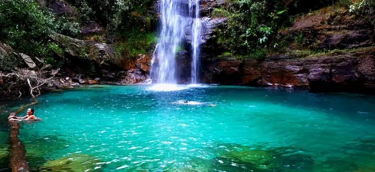 Cachoeira na Chapada dos Veadeiros